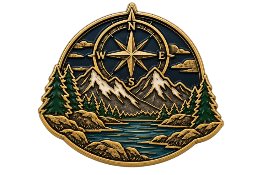 Antique Gold enamel Pin _