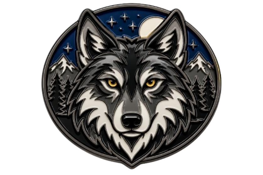 Black Nickel enamel Pin