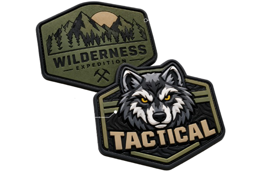 Embossed & Raised PVC Patches