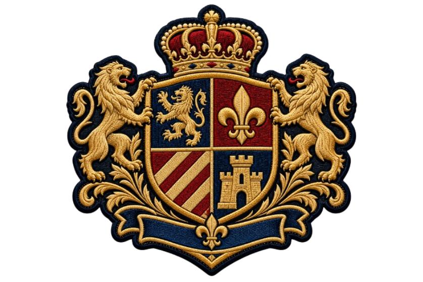 Embroidered Crests & embroidered Shields_