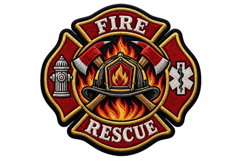Firefighter & First Responder embroidered Patches _