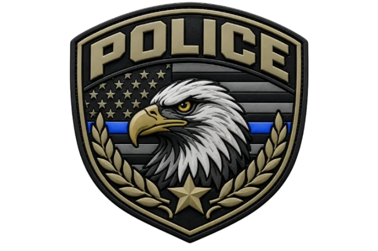 Law Enforcement & Security PVC Patches_ single patch