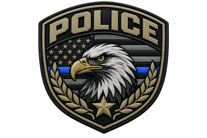 Law Enforcement & Security PVC Patches_ single patch