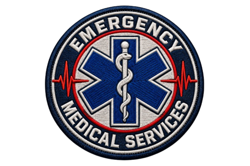 Medical & Emergency embroidered Patches _