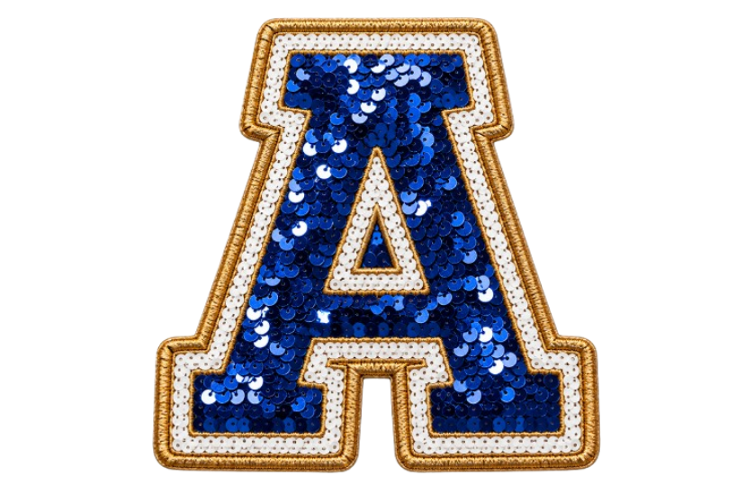 Schools & Varsity Patches Sequin Patches