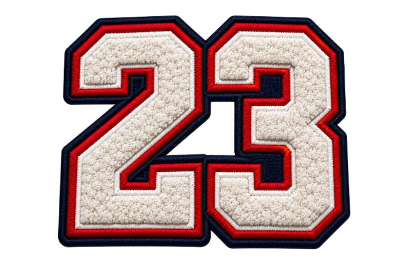 Sports Jersey Applique Patches _